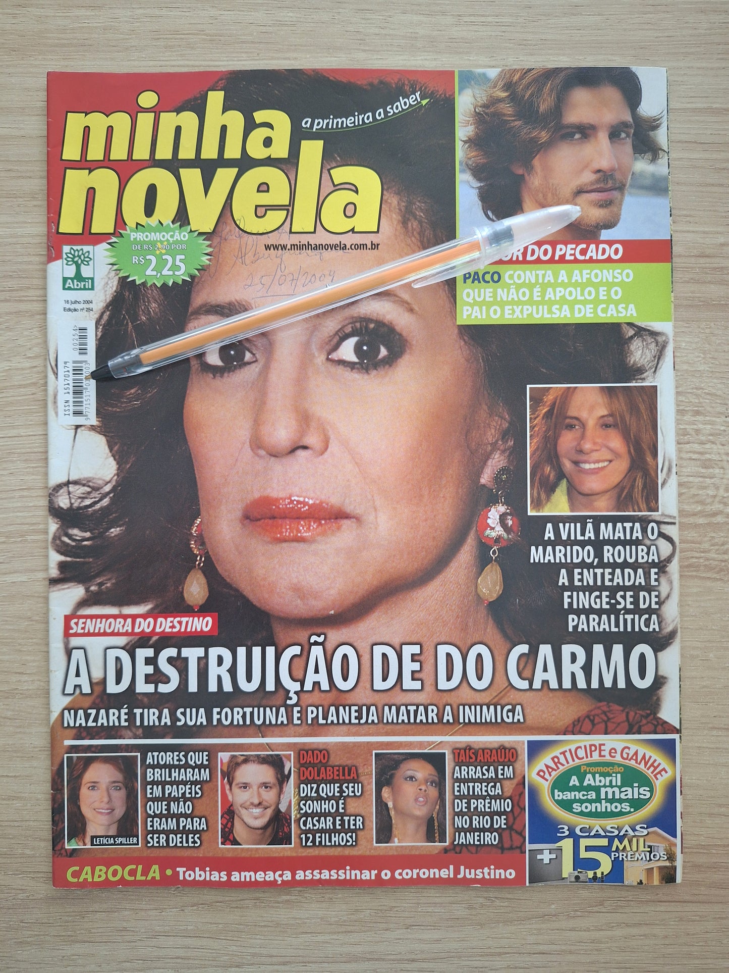Revista Minha Novela 254 (2004)