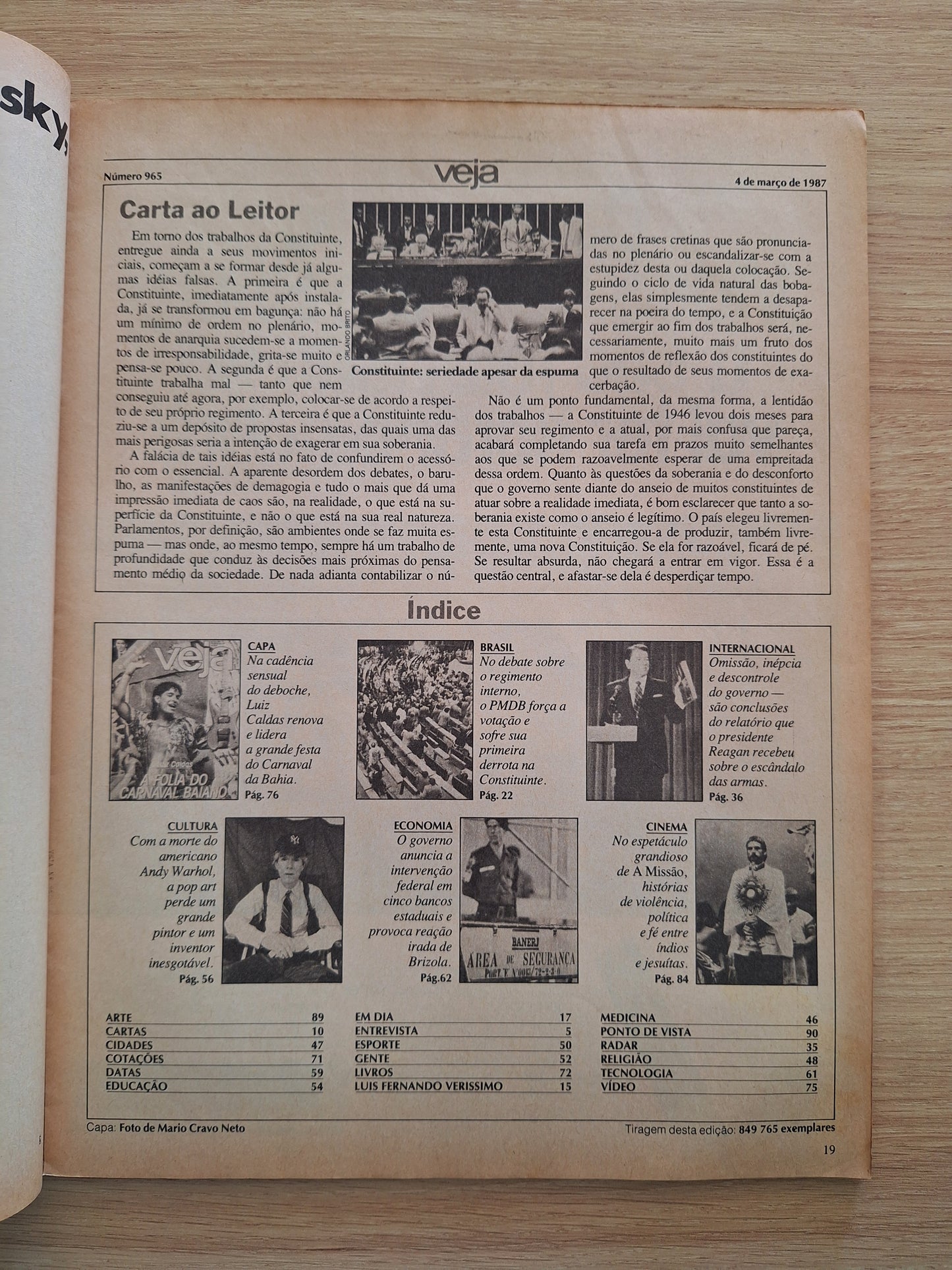 Revista Veja 965 (1987)
