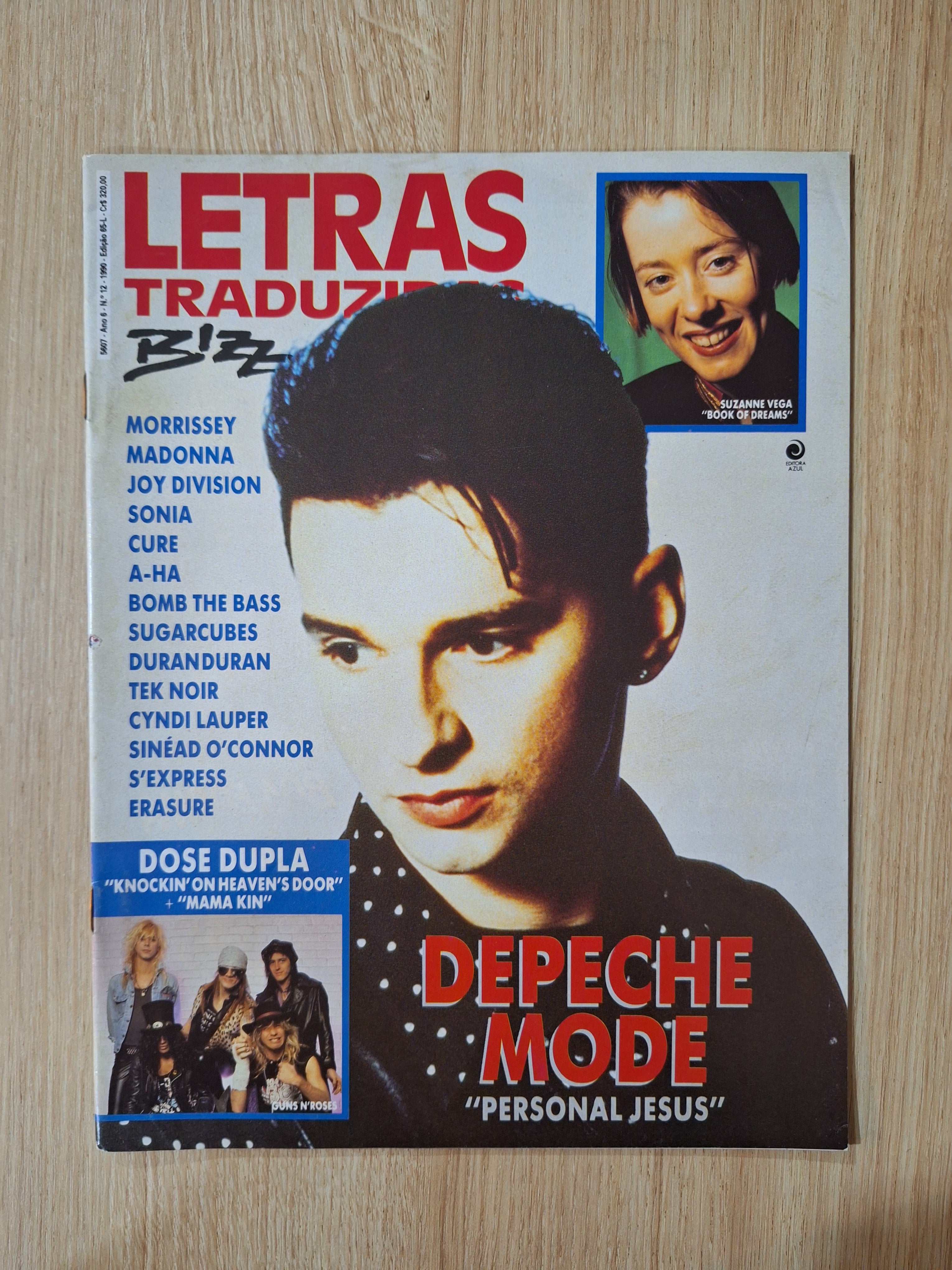 Revista Letras Traduzidas Bizz 65 (1990) – Janna Revistas e Discos