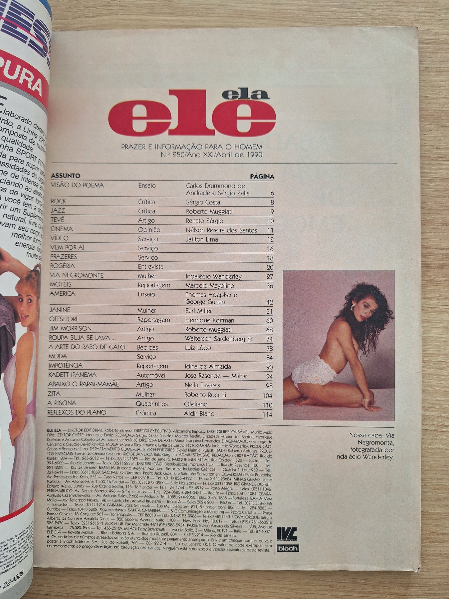Revista Ele Ela 250 (1990)