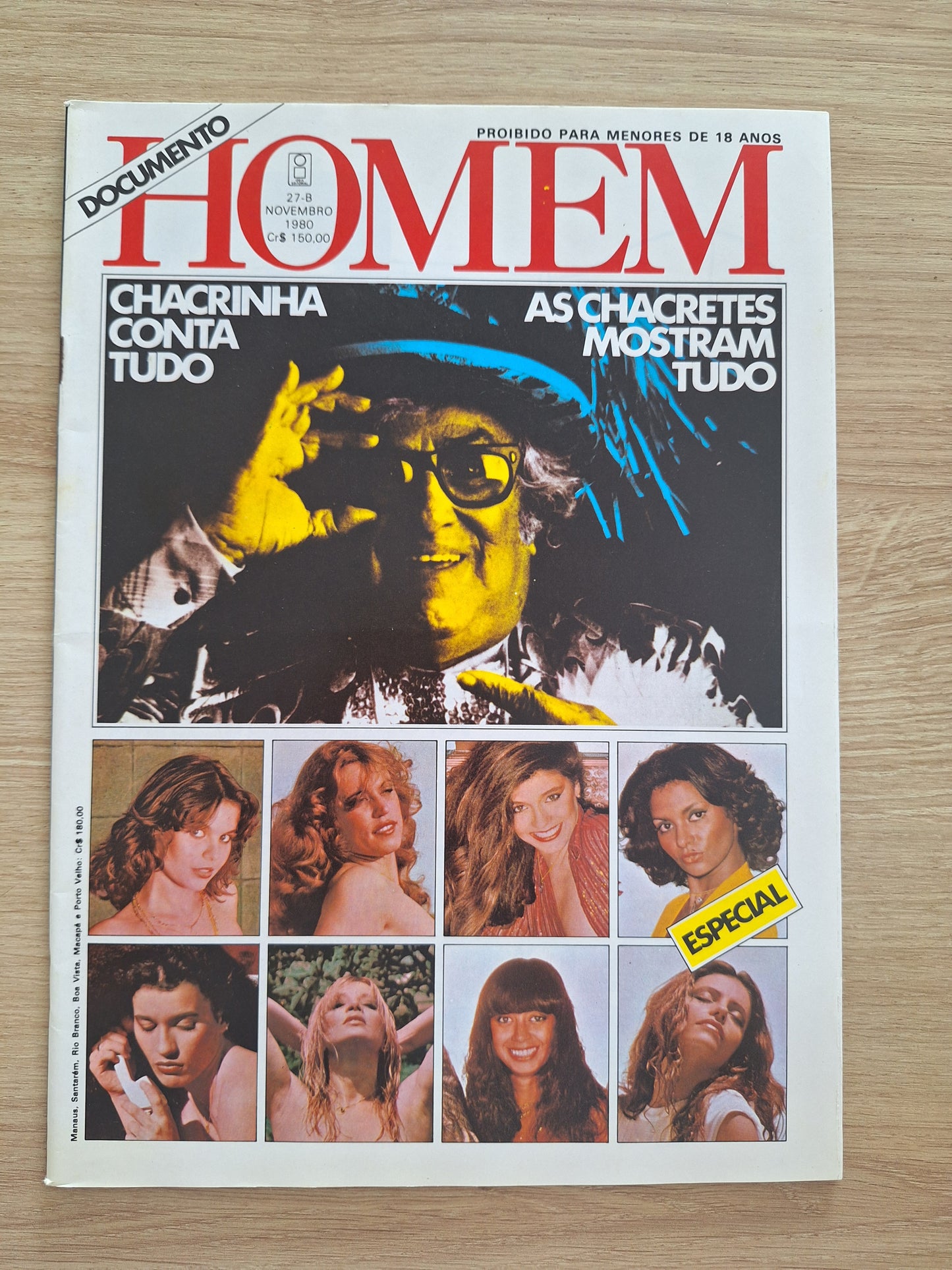 Revista Homem As Chacretes (1980)