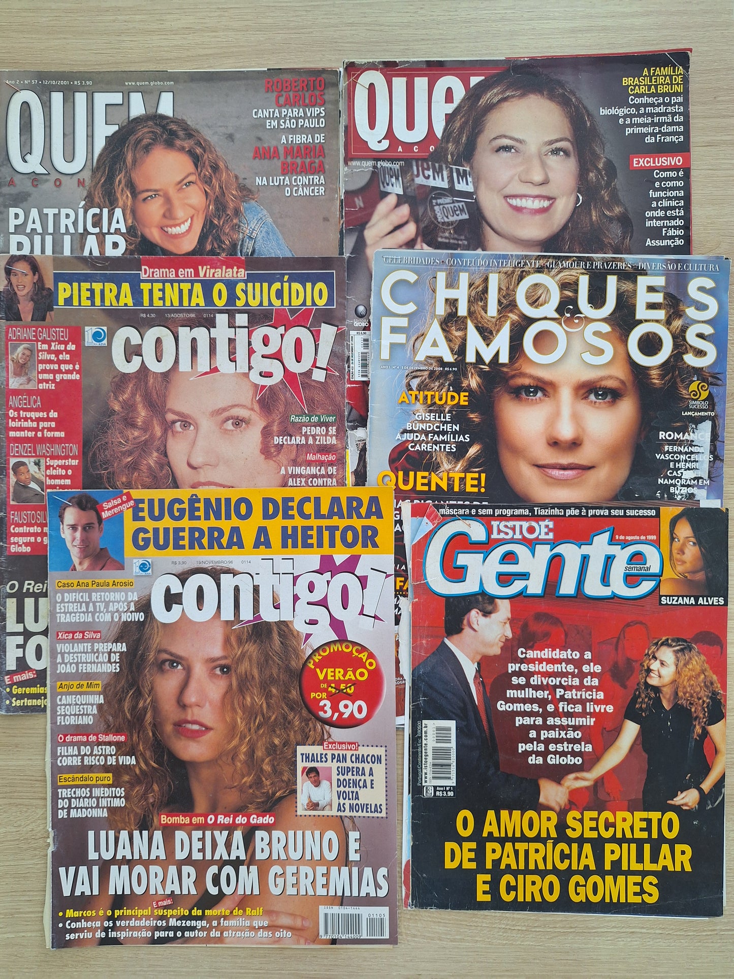 Patrícia Pillar - Capa+reportagem revista