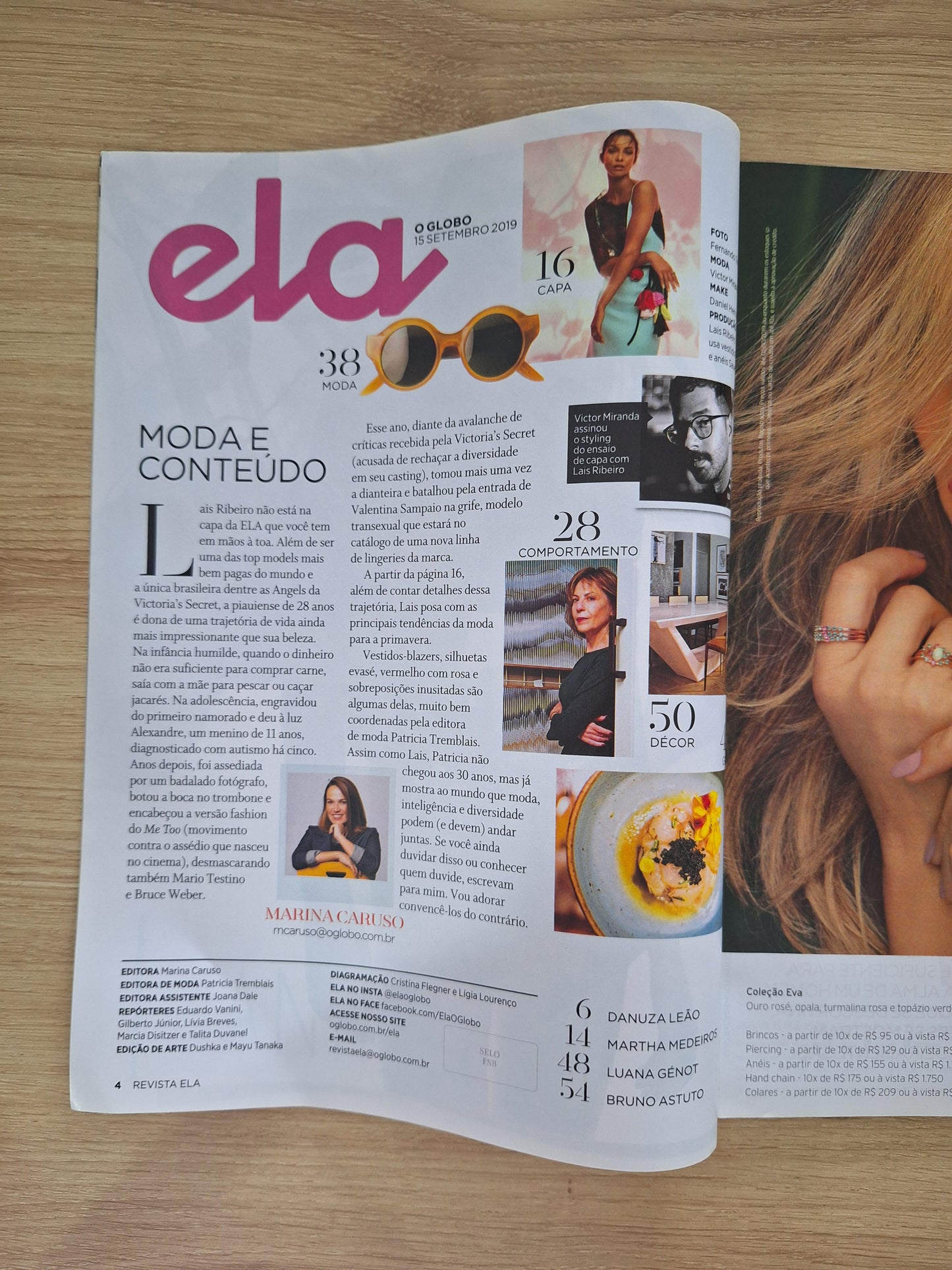 Revista Ela O Globo (2019) Lais Ribeiro