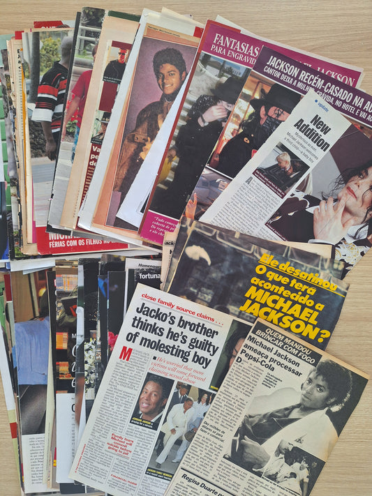 Michael Jackson - Lote de Material avulso