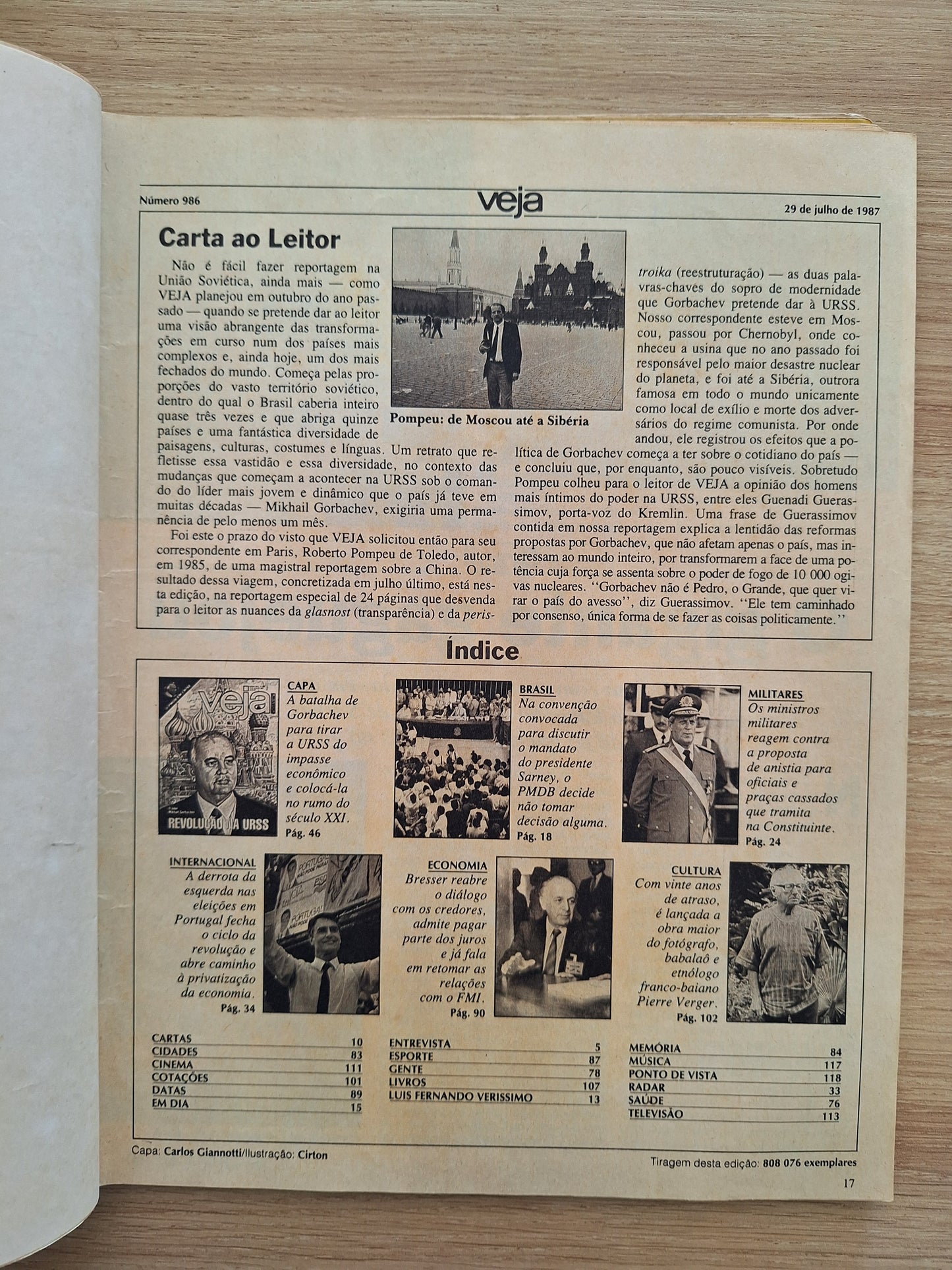 Revista Veja 986 (1987)