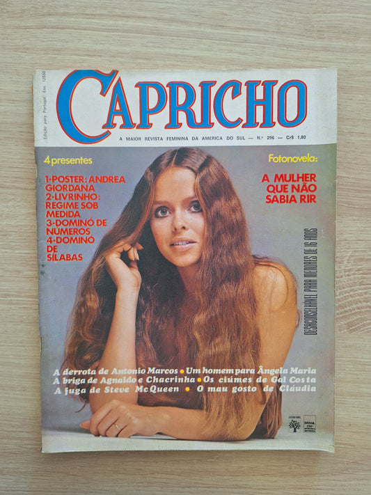 Revista Capricho 296 (1972)