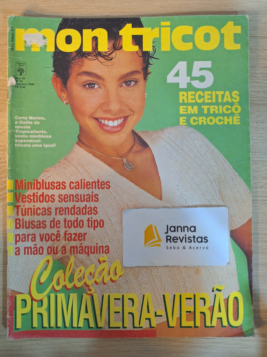 Revista Mon Tricot 161 (1994)