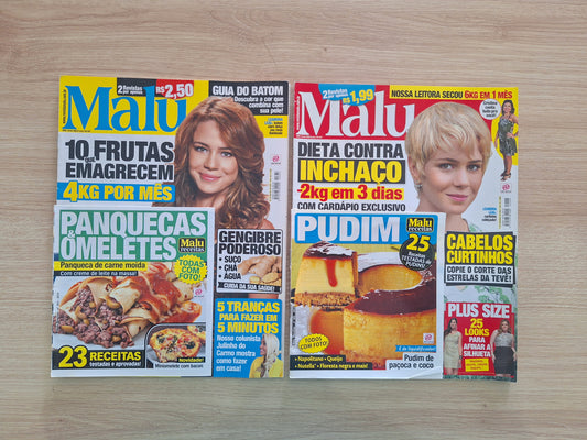 Kit Revista Malu Leandra Leal