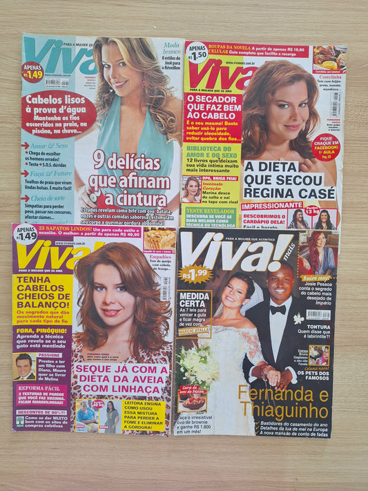 Kit Revista Viva Mais - Fernanda Souza