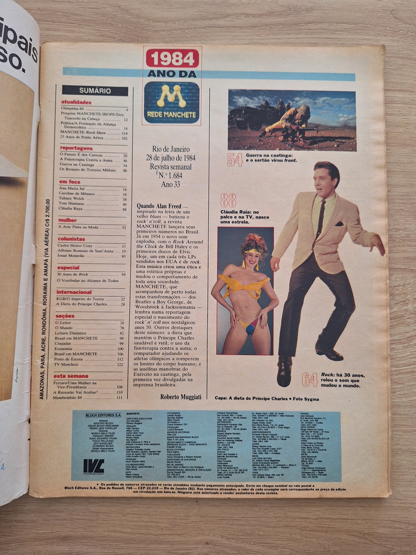 Revista Manchete 1684 (1984)