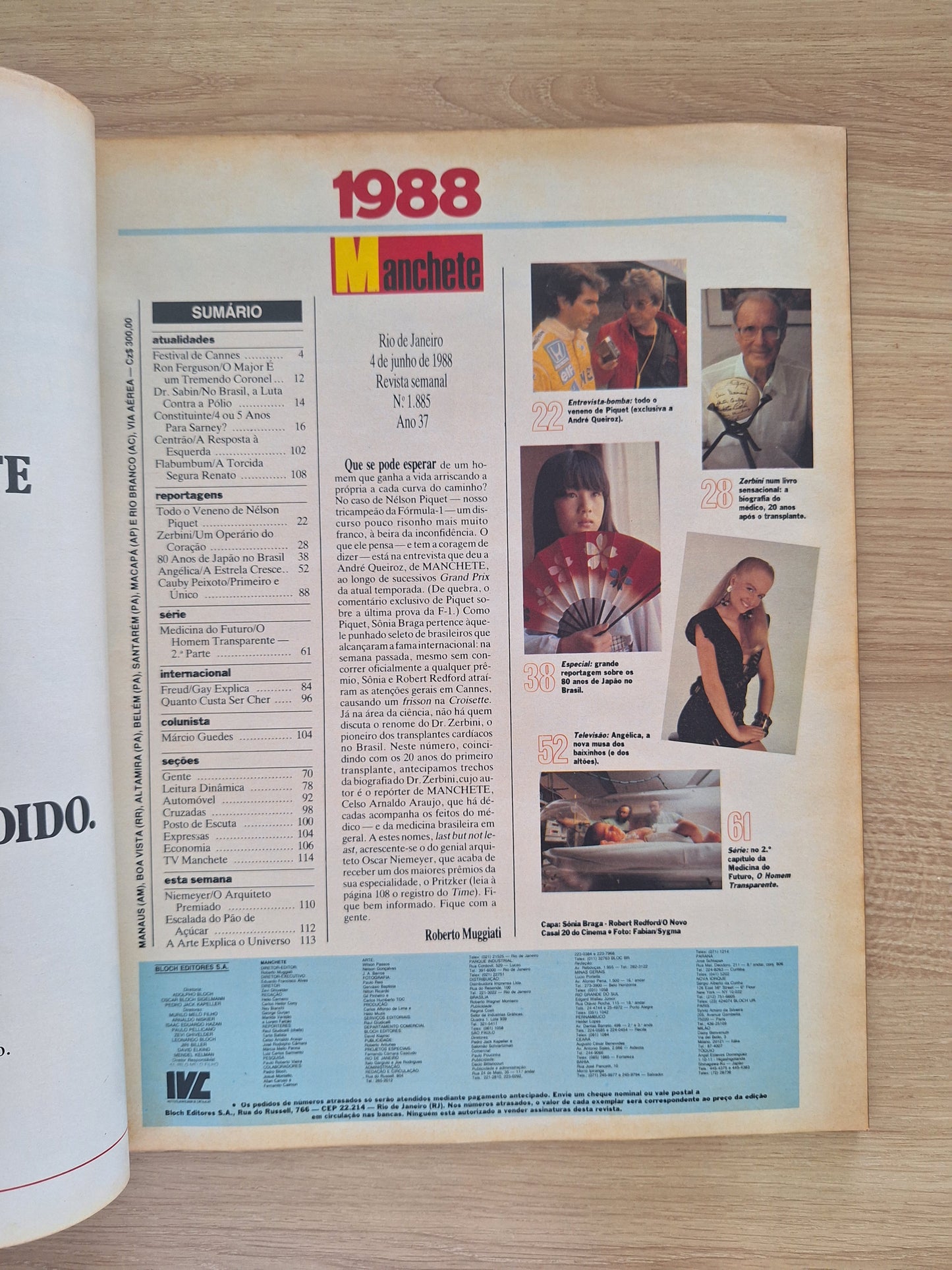 Revista Manchete 1885 (1988)