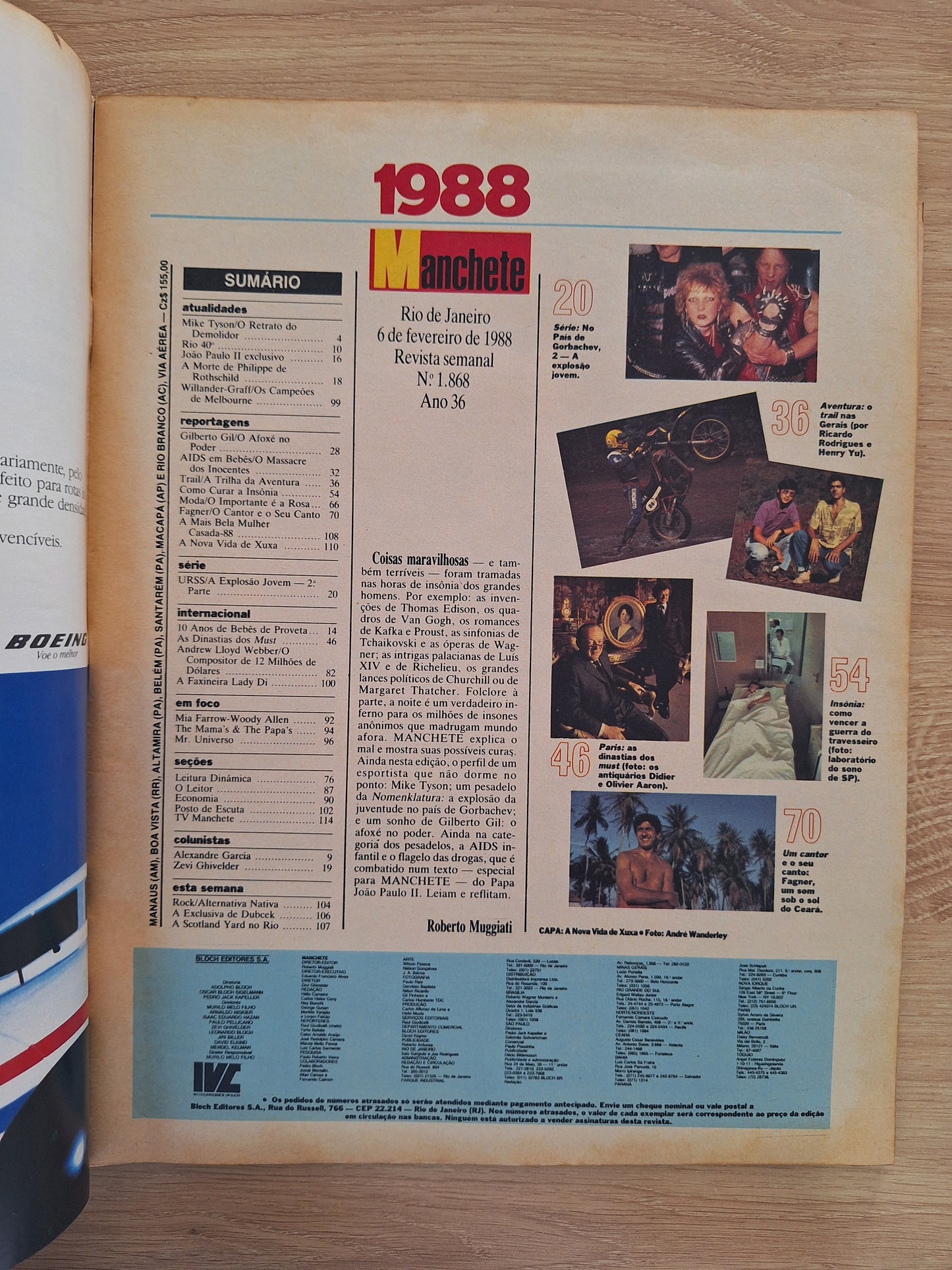 Revista Manchete 1868 (1986)