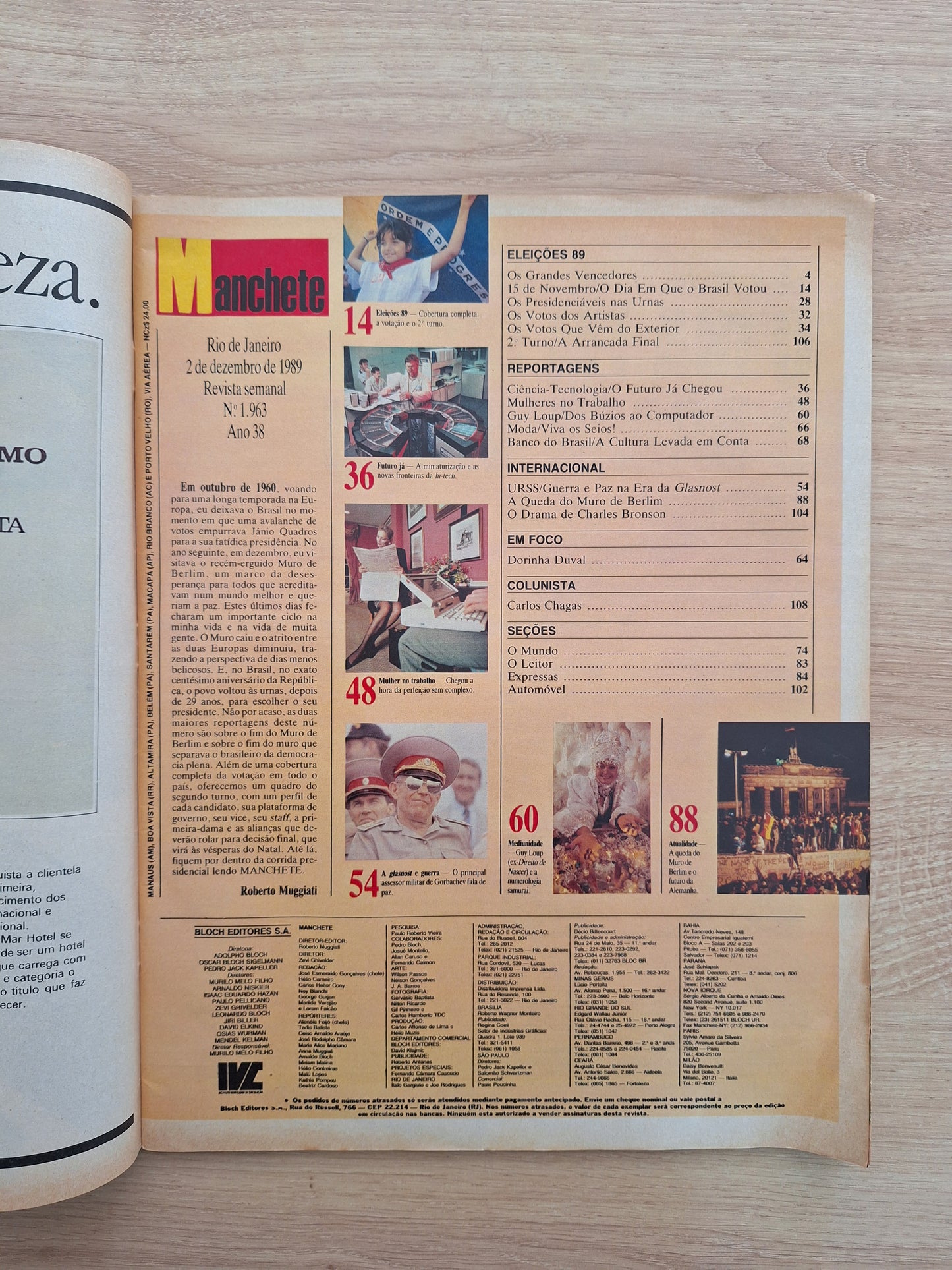 Revista Manchete 1963 (1989)