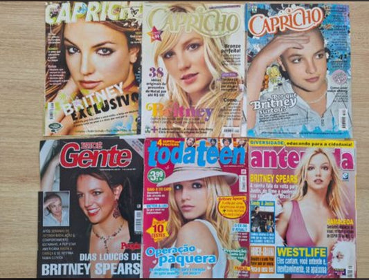 Britney Spears - Material Capa+reportagem