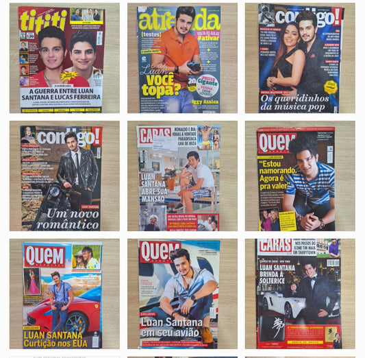 Luan Santana - Revista capa+reportagem