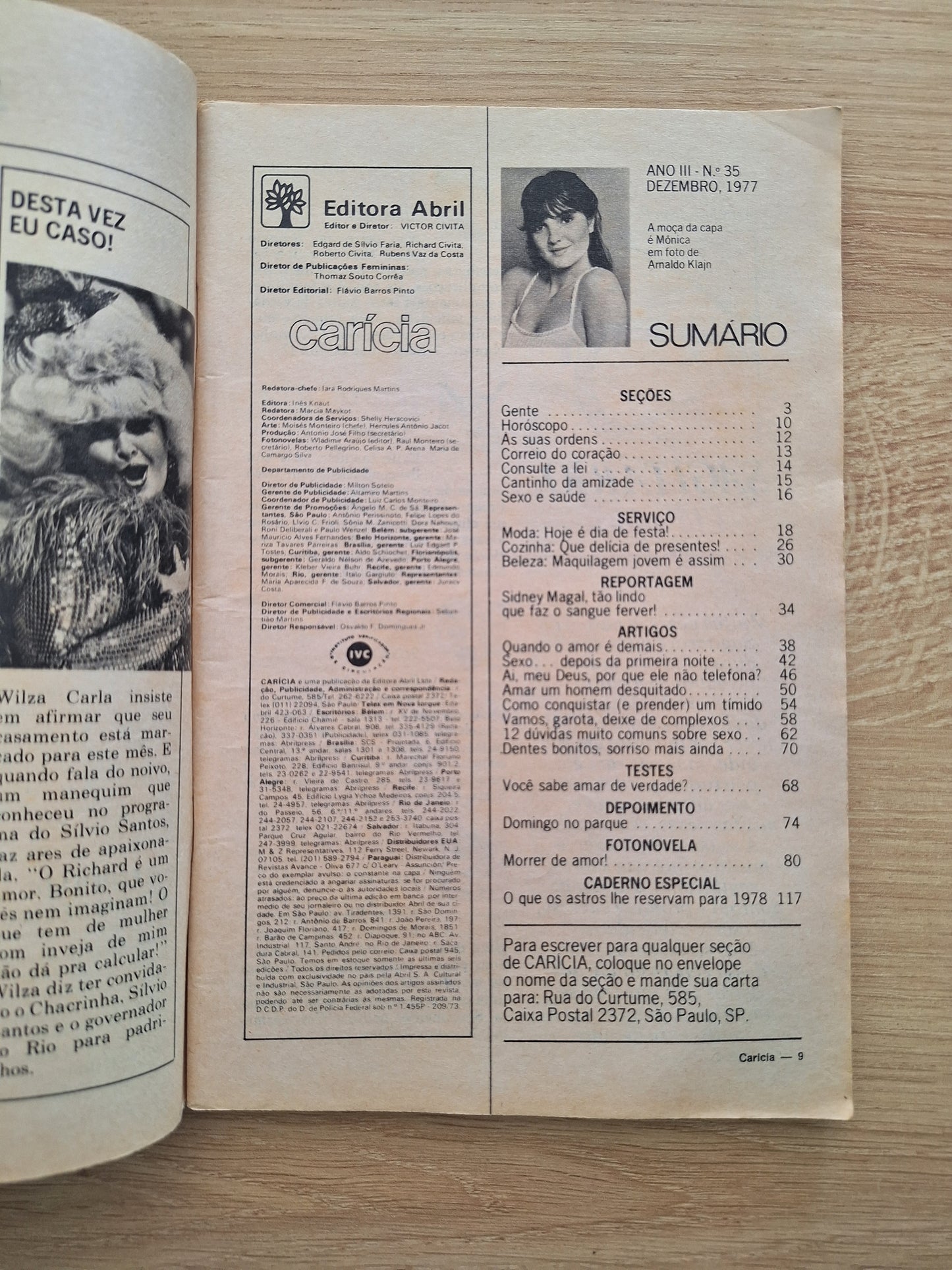 Revista Carícia 35 (1977)