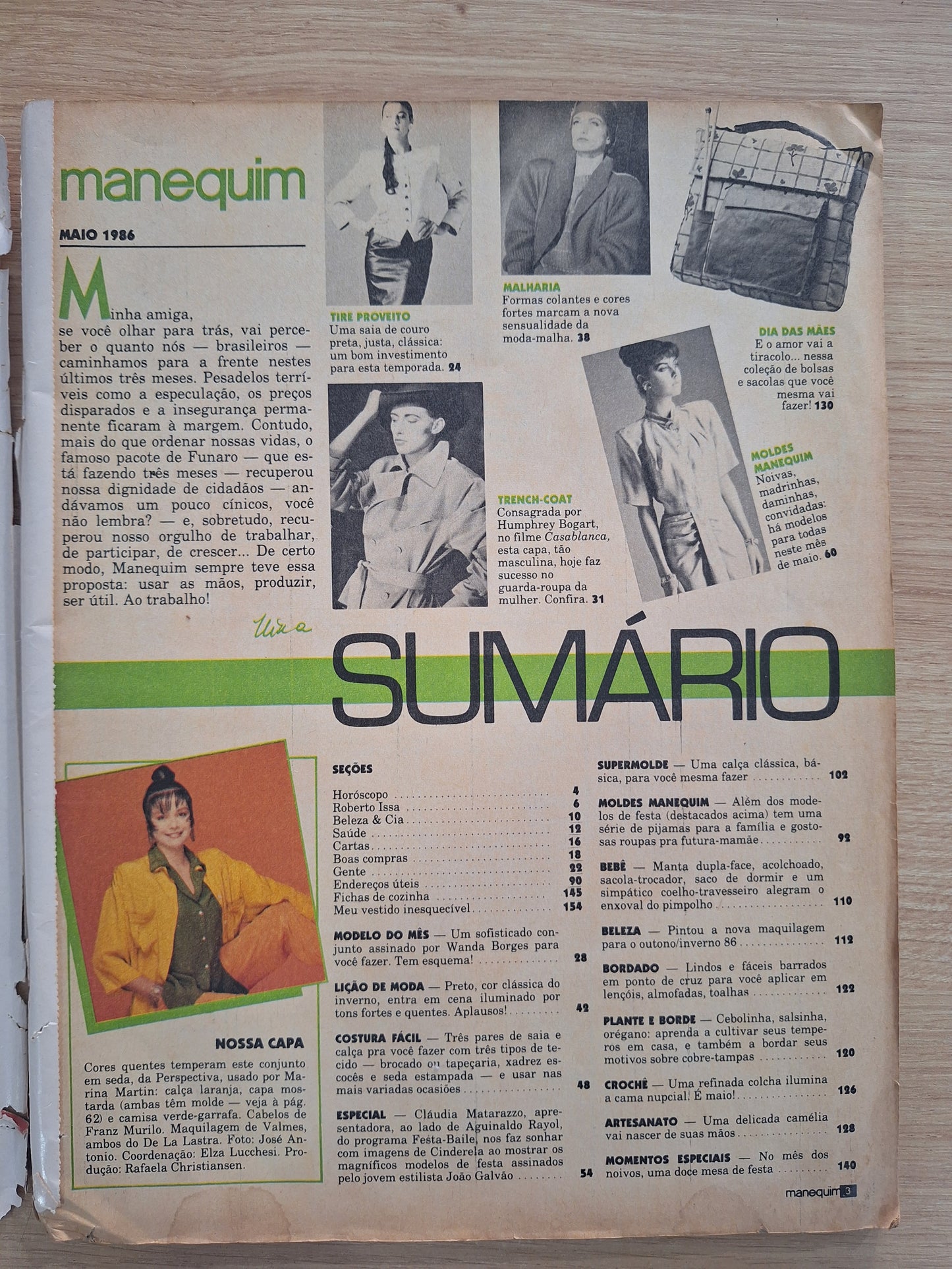 Revista Manequim 317 (1986)