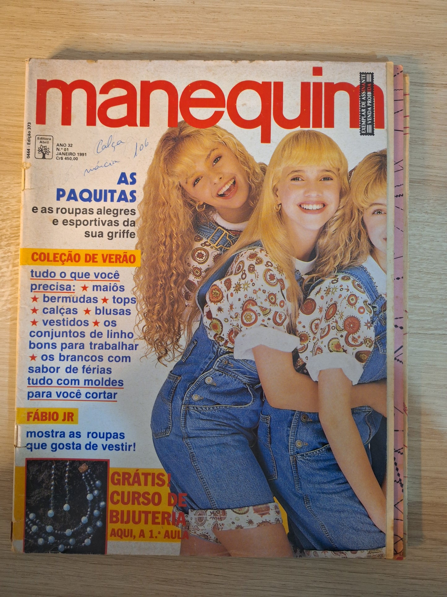 Revista Manequim 373 (1991)