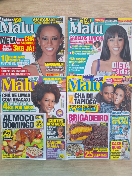 Kit Revista Malu Taís Araújo