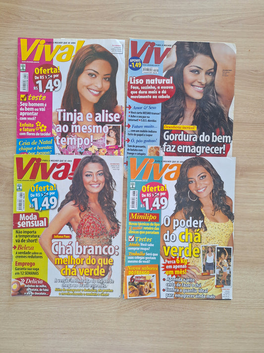 Kit Revista Viva Mais - Juliana Paes