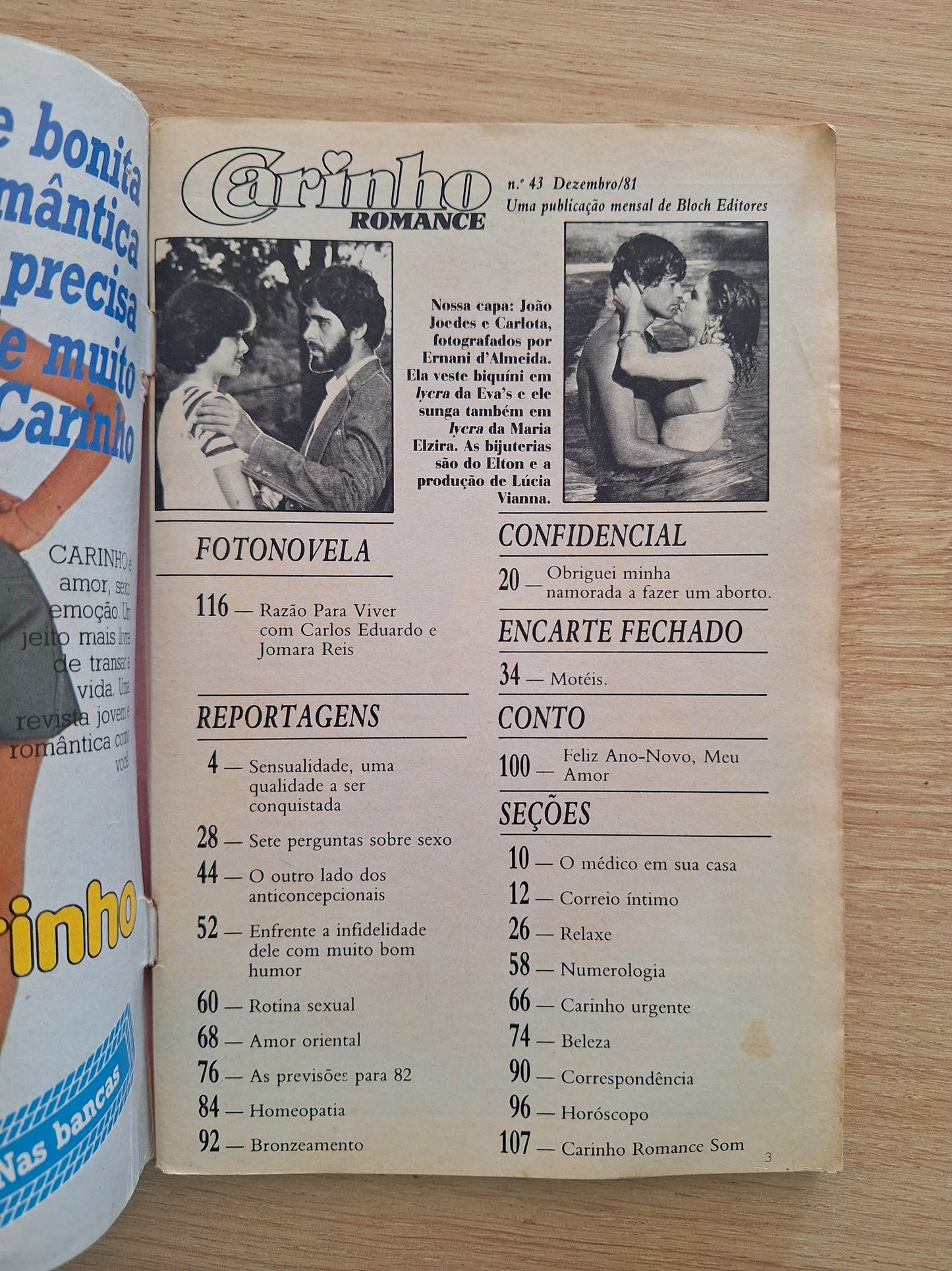Revista Carinho Romance 43 (1981)
