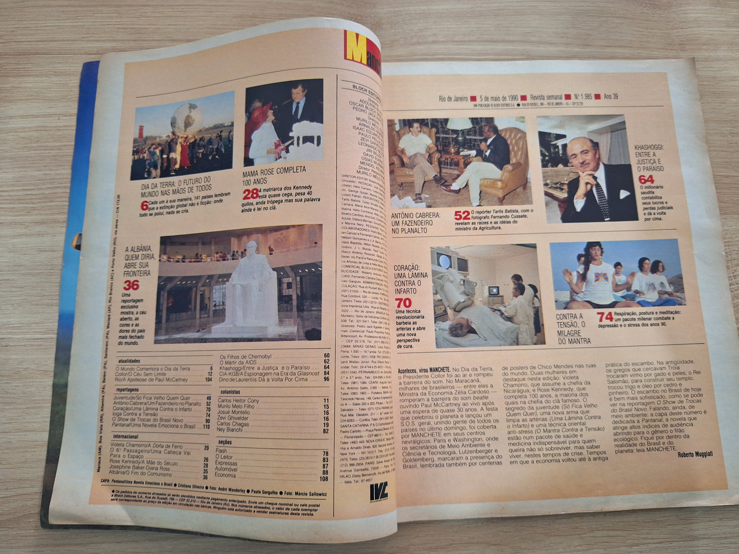 Revista Manchete 1985 (1990)