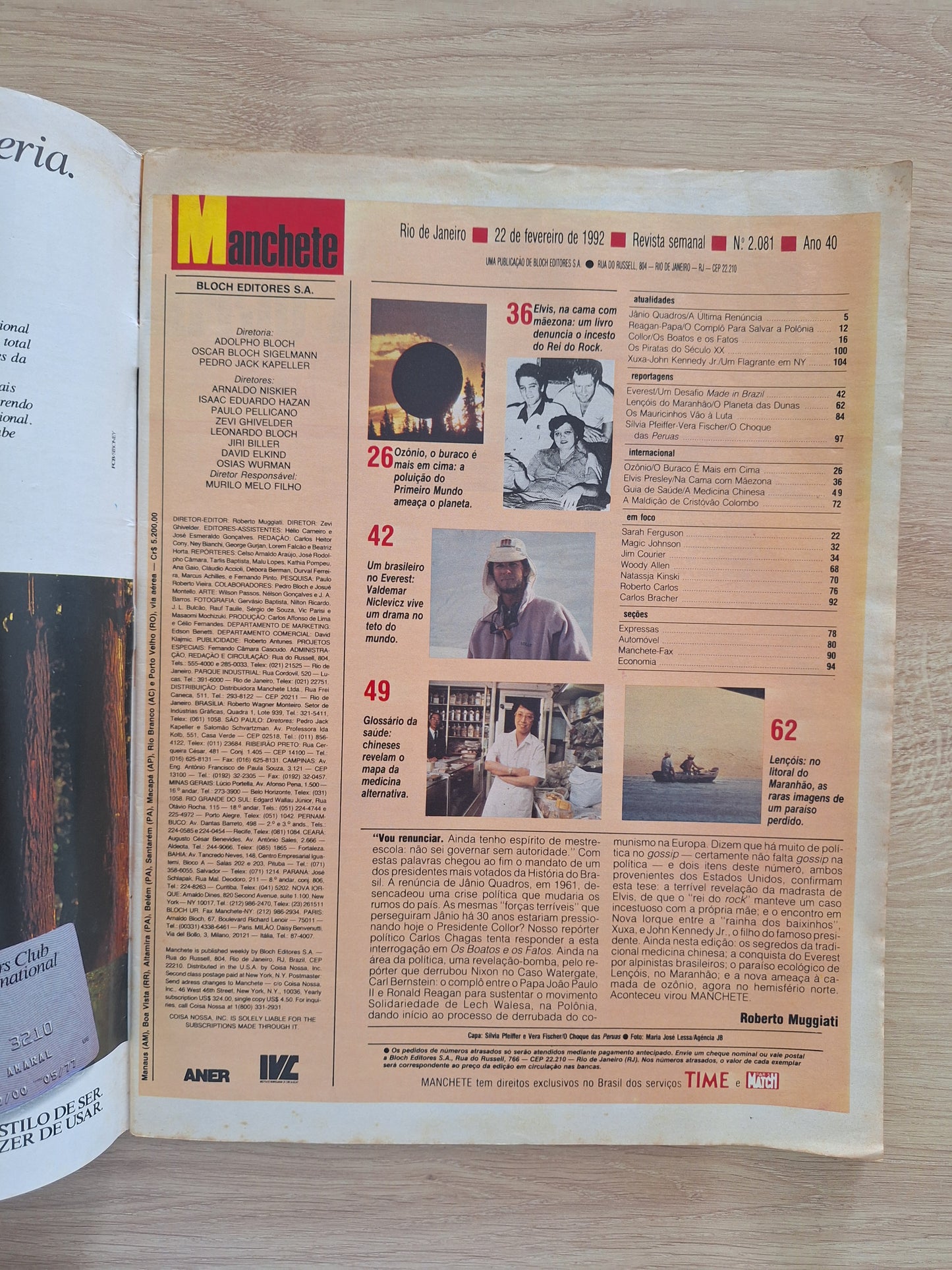 Revista Manchete 2081 (1992)