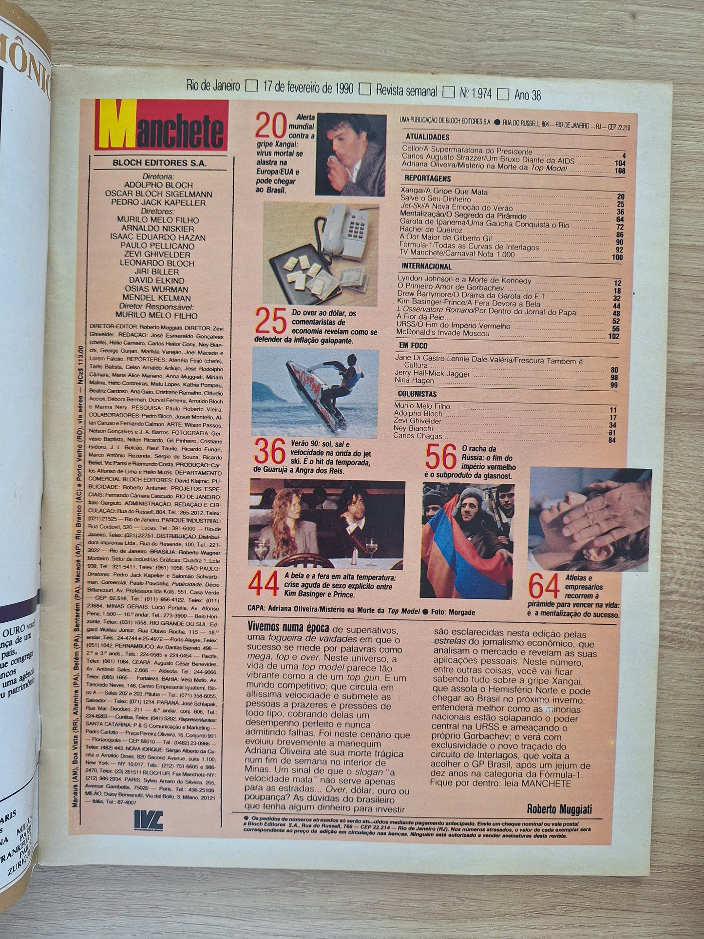 Revista Manchete 1974 (1990)