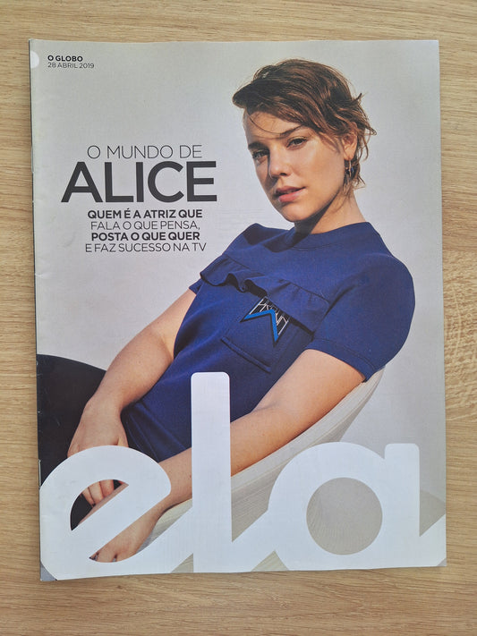 Revista Ela O Globo (2019) Alice Wegmann