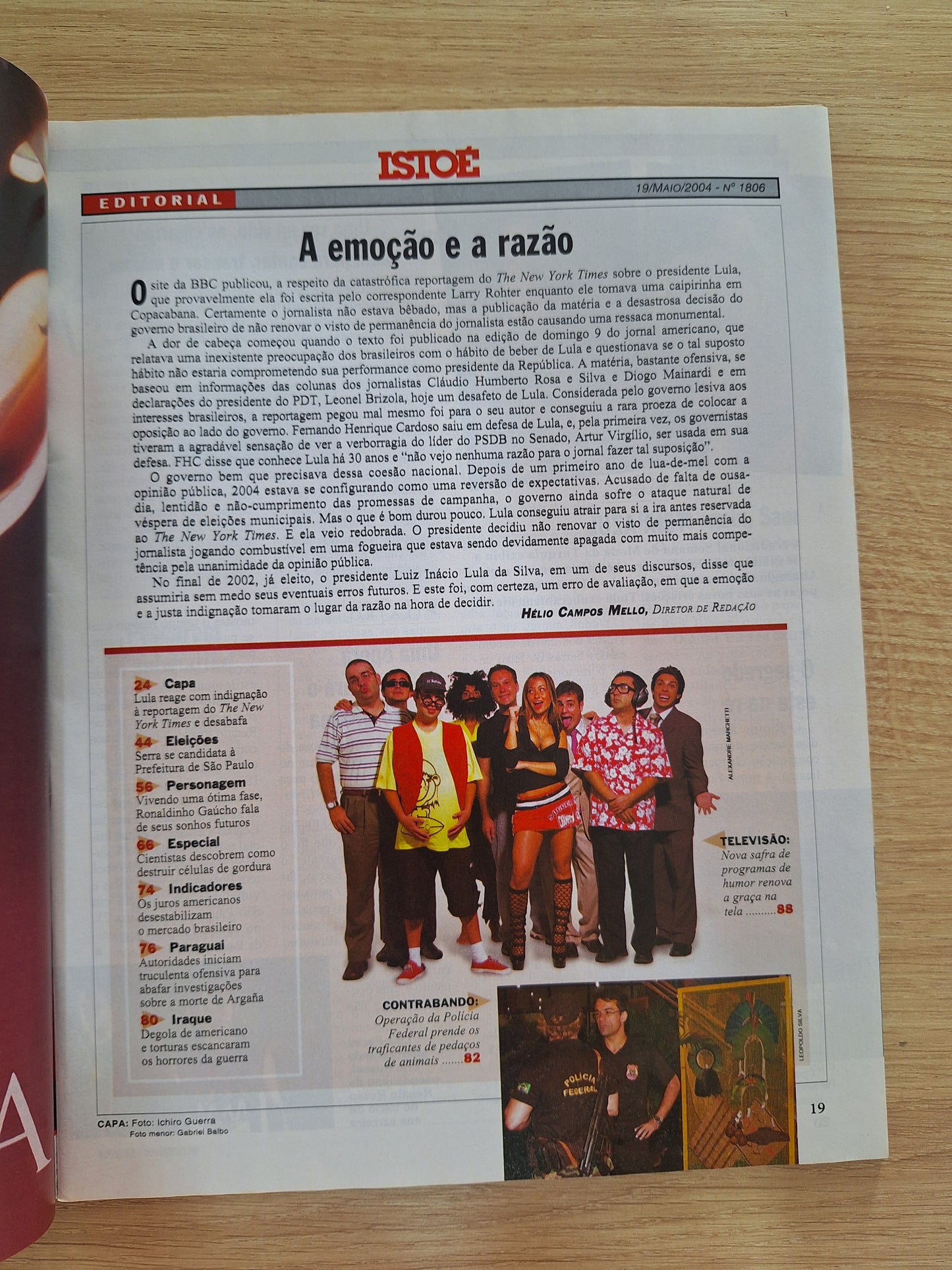 Revista Istoé 1806 (2004)