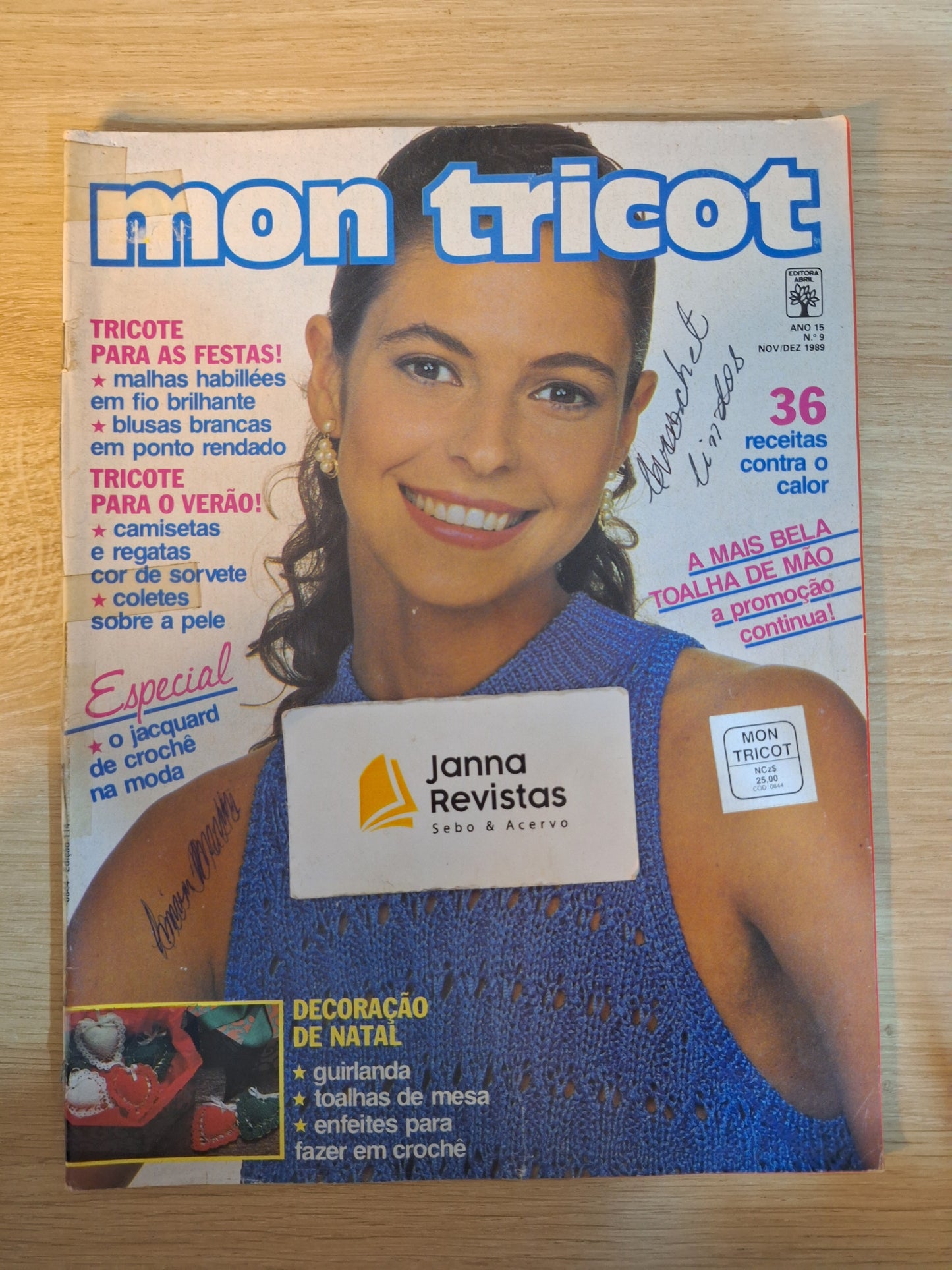 Revista Mon Tricot 114 (1989)