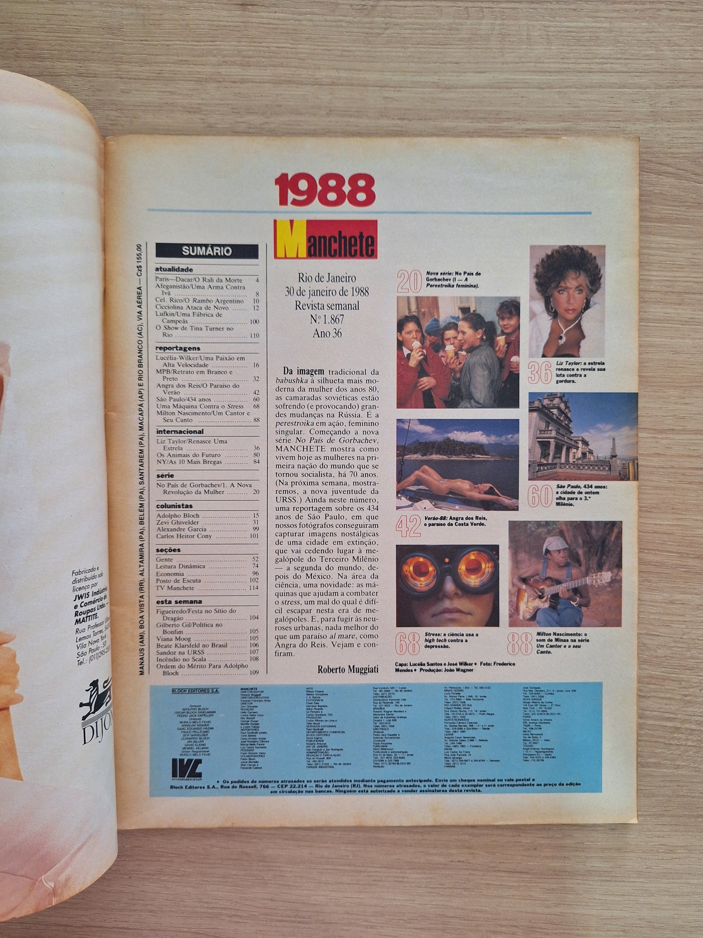 Revista Manchete 1867 (1988)