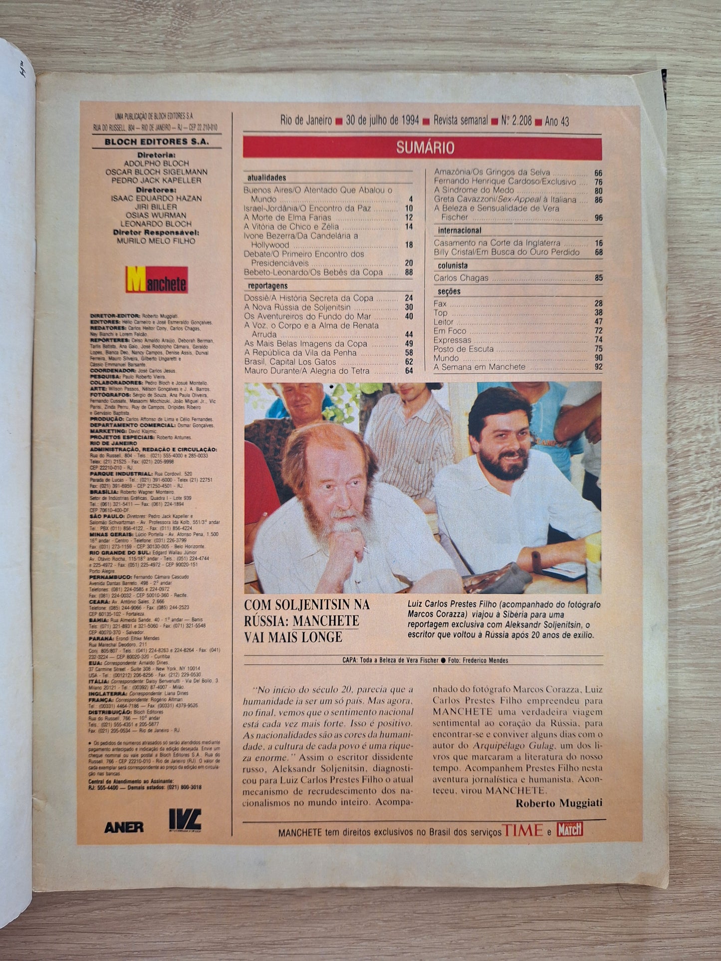 Revista Manchete 2208 (1994)