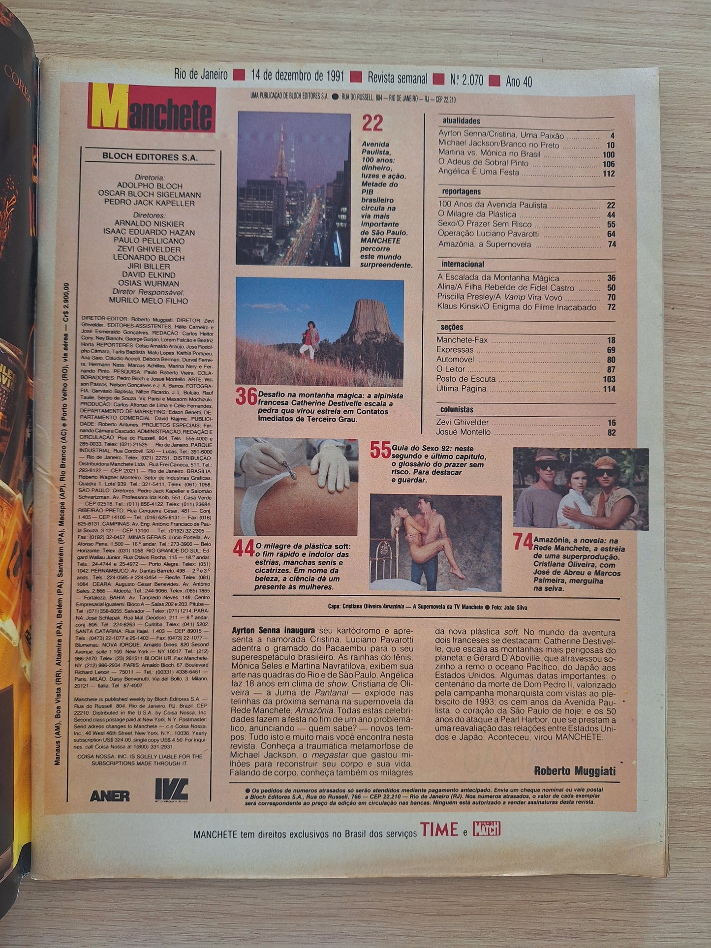 Revista Manchete 2070 (1991)