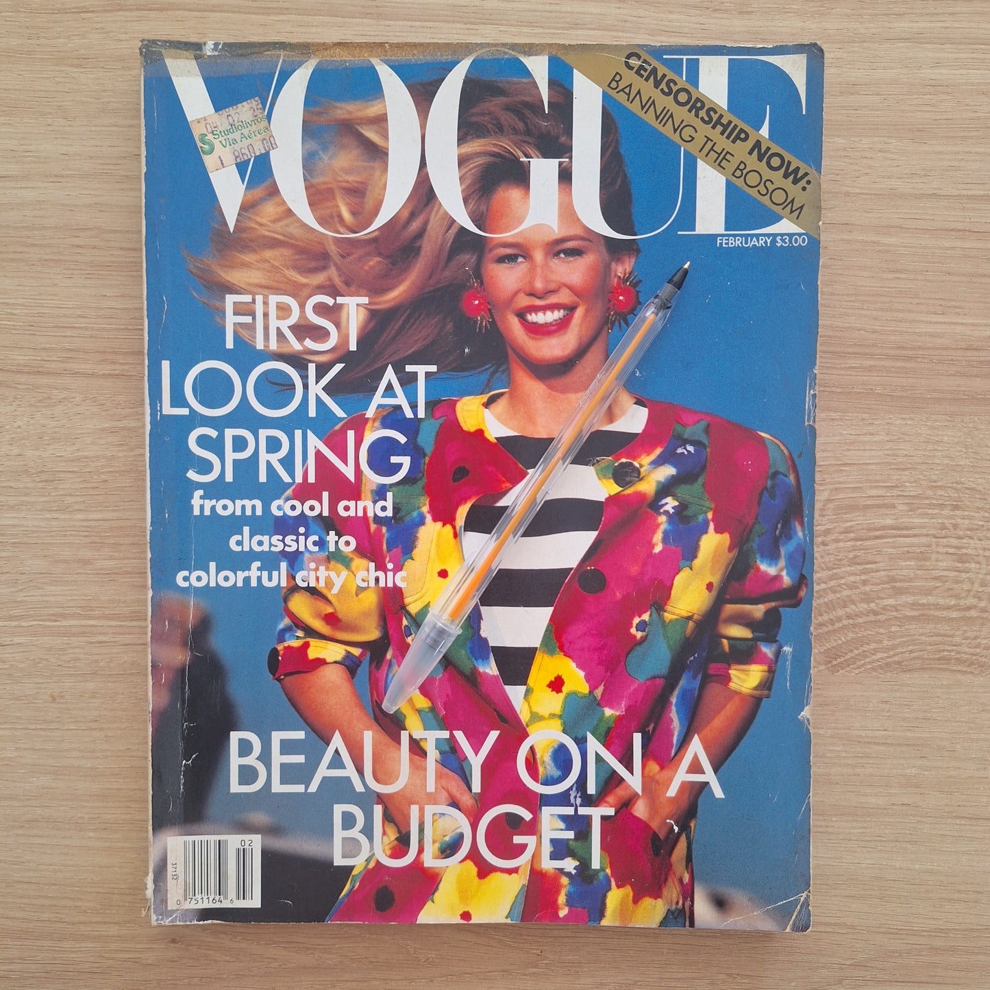 Vintage Vogue Magazine (1991)