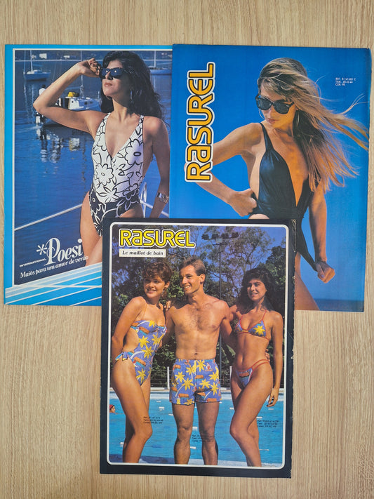 Catálogo moda praia anos 80