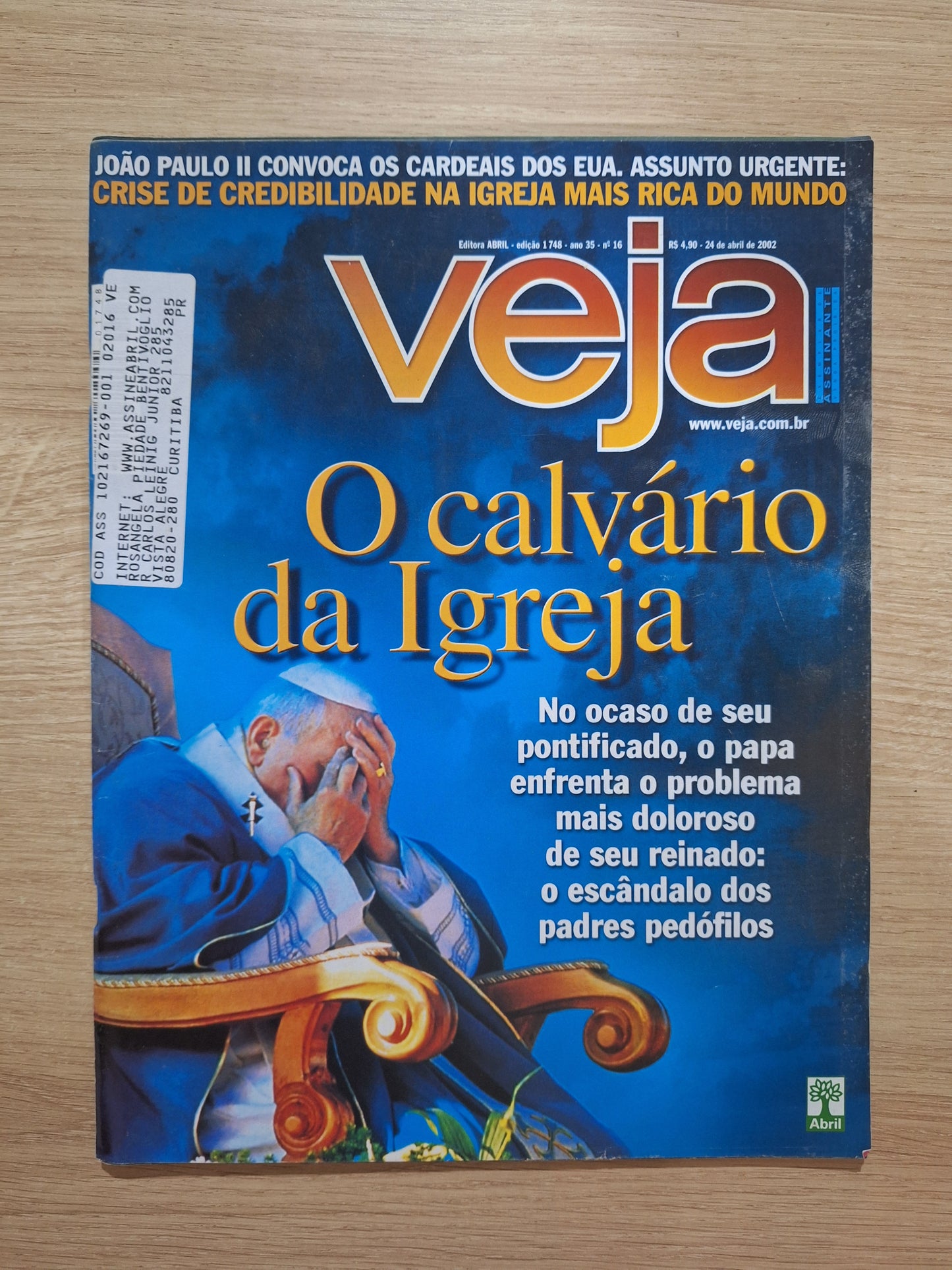 Revista Veja 1748 / 2002