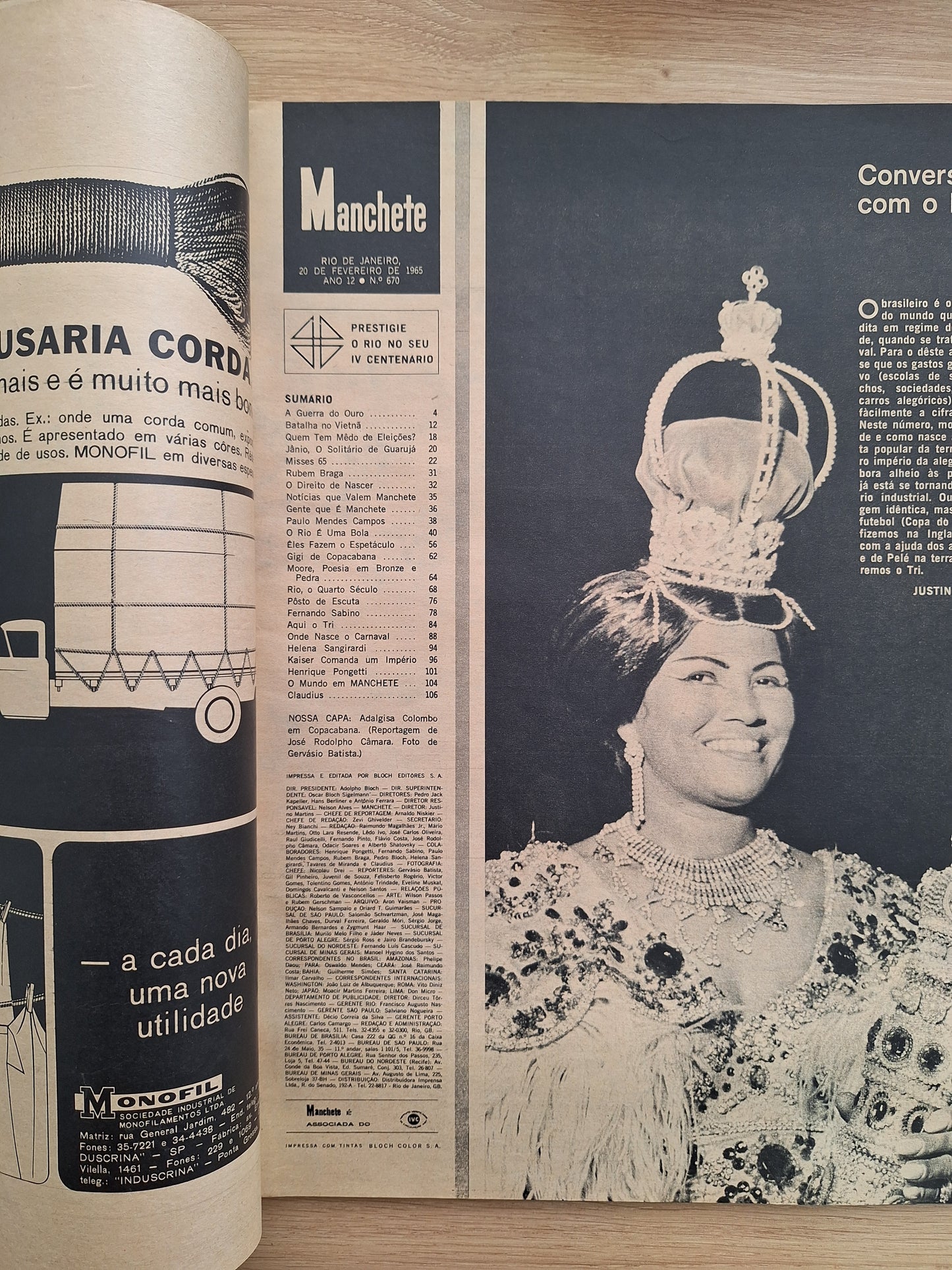 Revista Manchete 400 (1965)