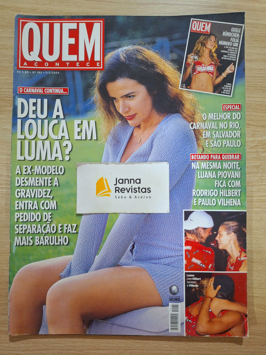 Revista Quem Acontece 182 (2004)
