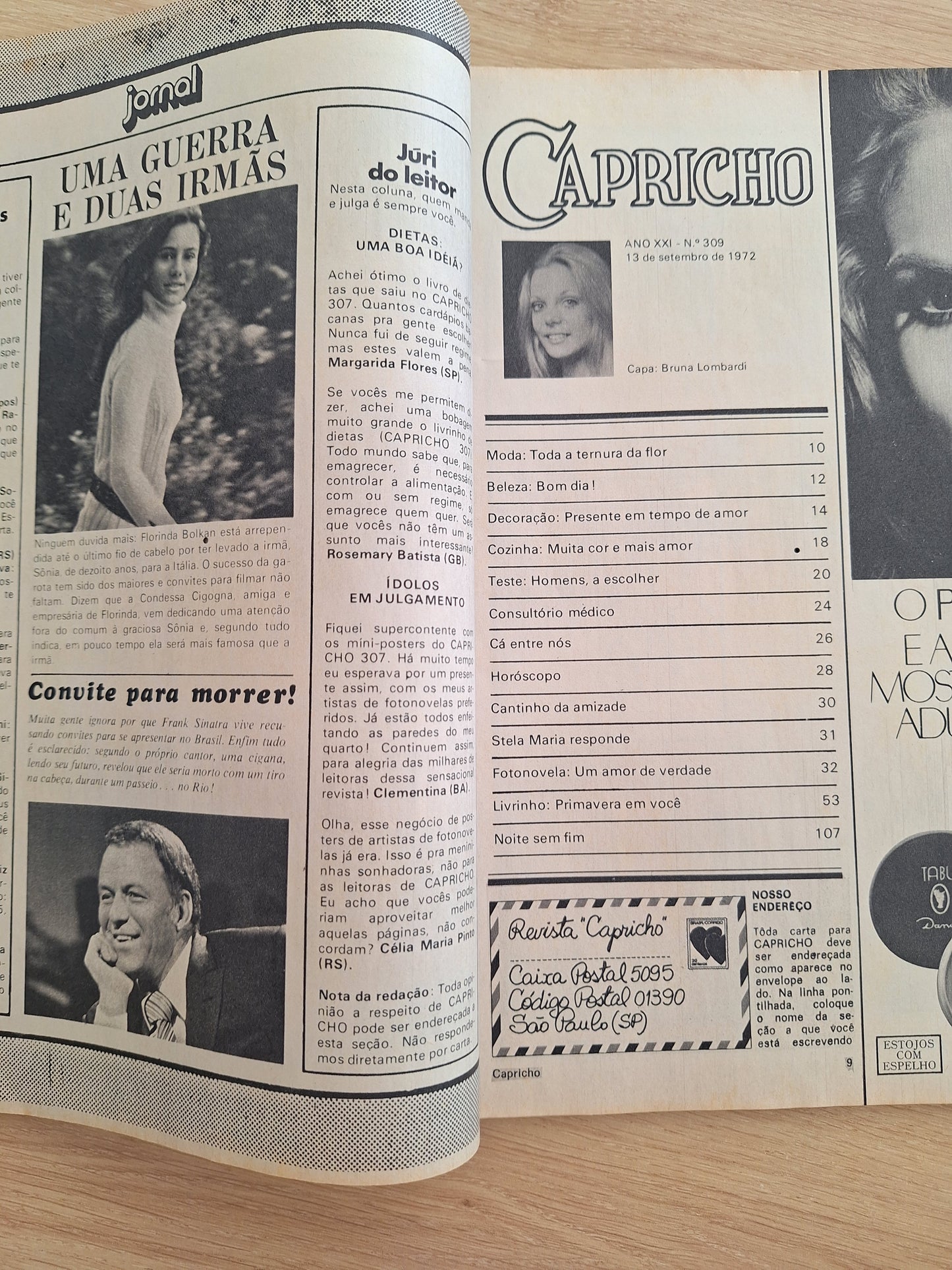 Revista Capricho 309 (1972)