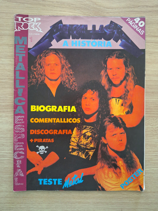 Revista Top Rock Metallica