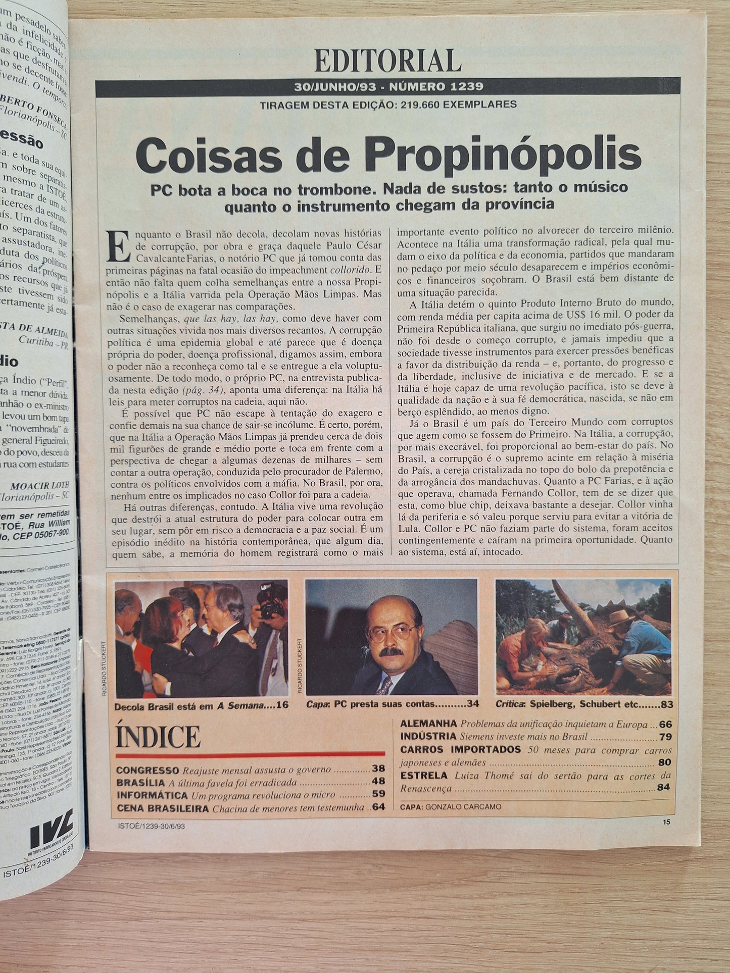 Revista Istoé 1239 (1993)