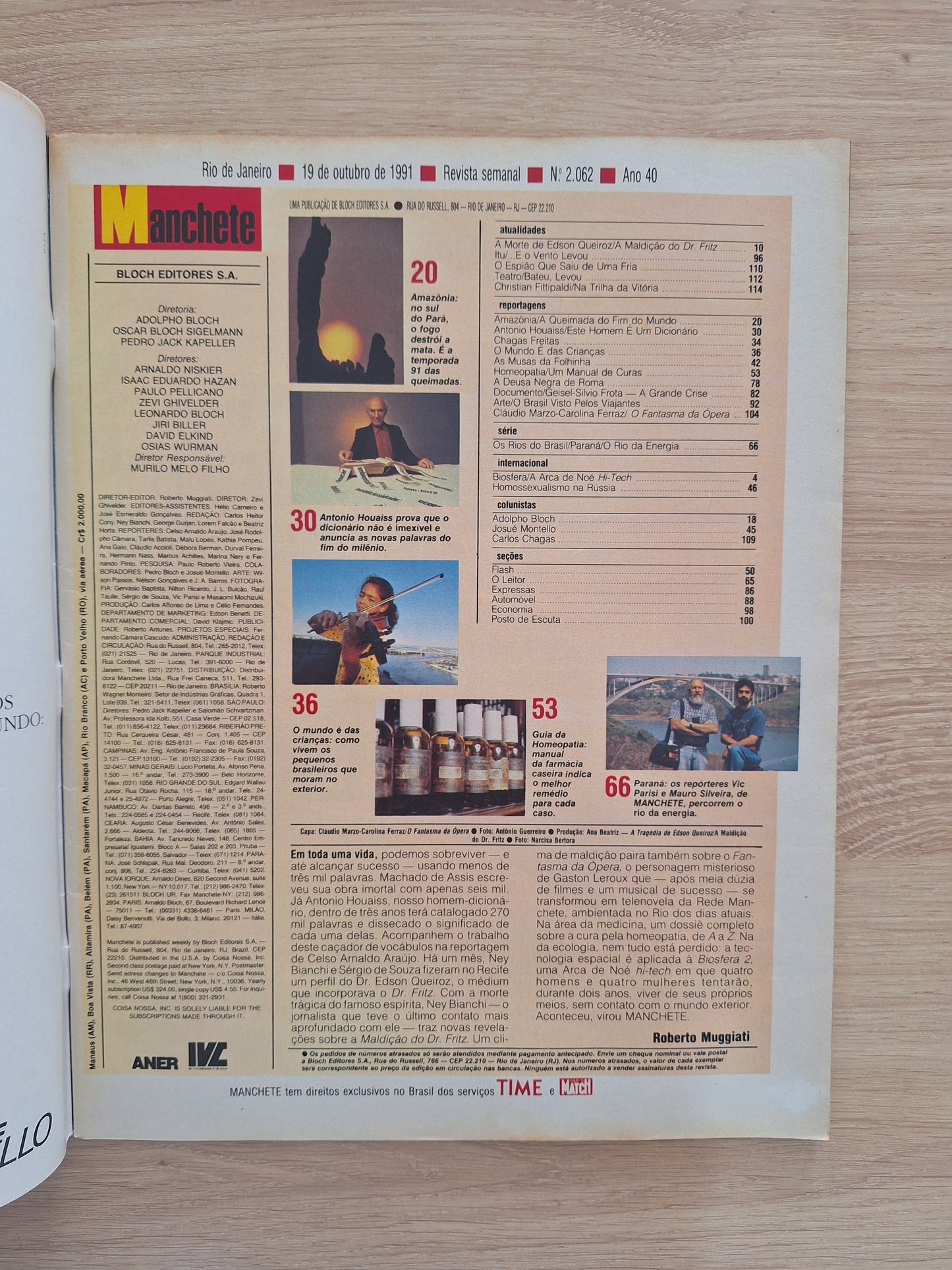 Revista Manchete 2062 (1991)