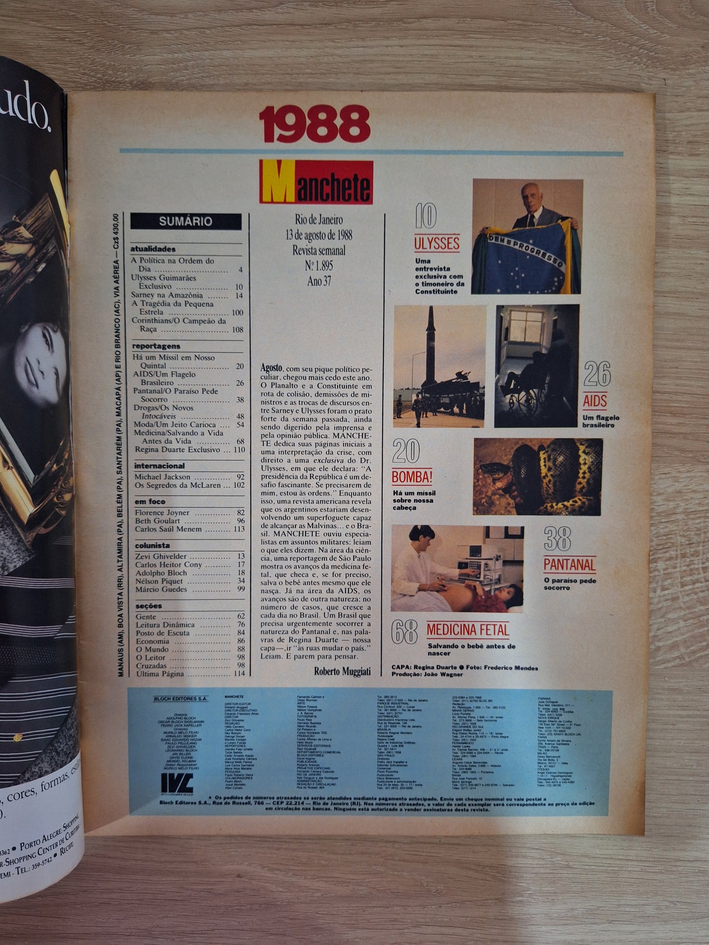 Revista Manchete 1895 (1988)