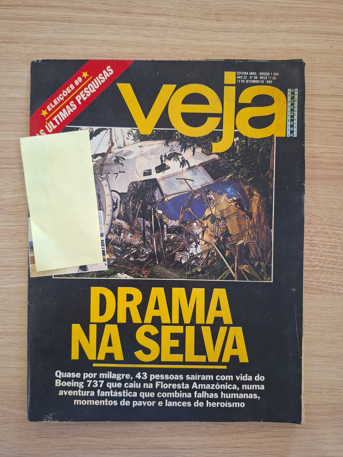 Revista Veja 1096 (1989)