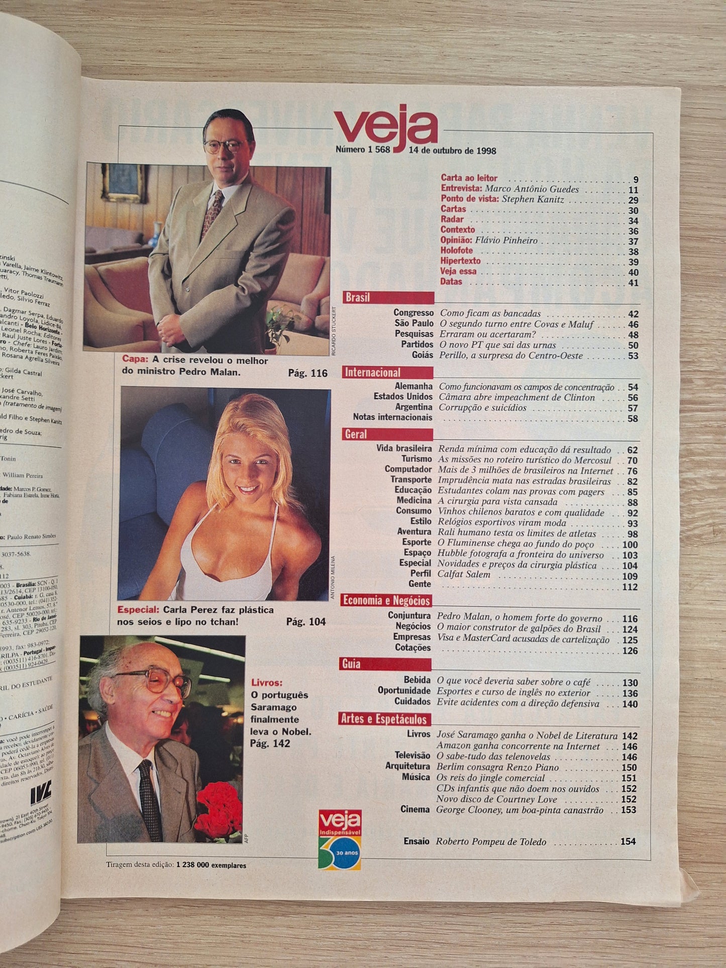 Revista Veja 1568 (1998)