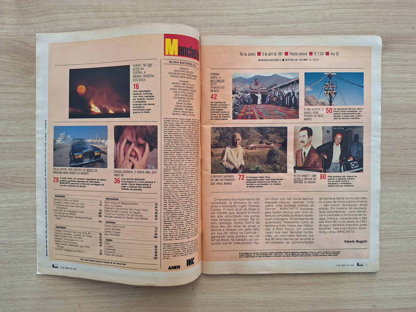 Revista Manchete 2034 (1991)