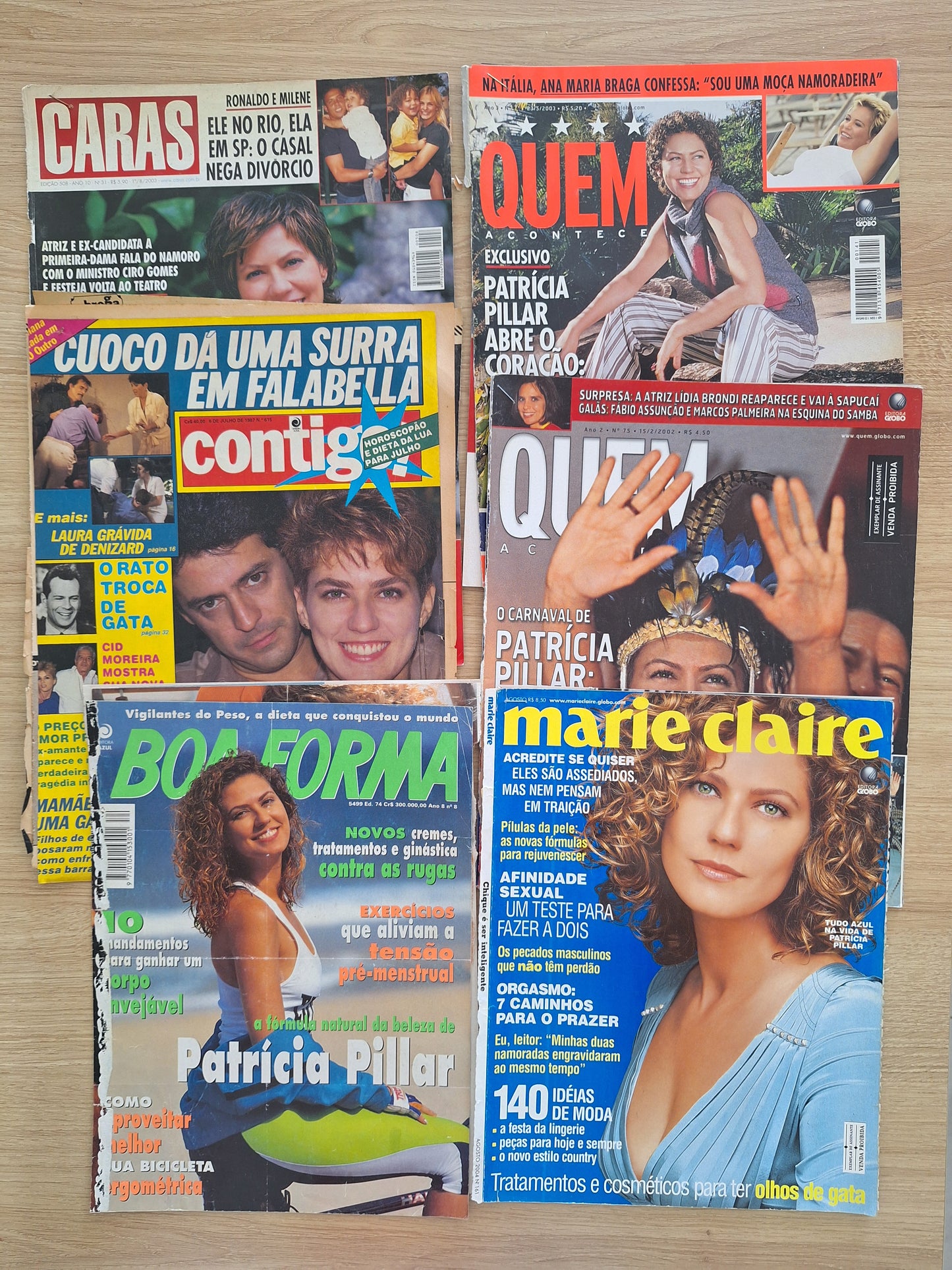 Patrícia Pillar - Capa+reportagem revista