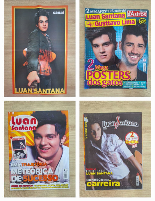 Luan Santana - kit 4 Pôster