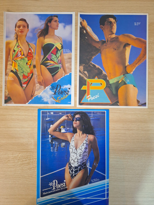 Catálogo Moda Praia anos 80 Poesi